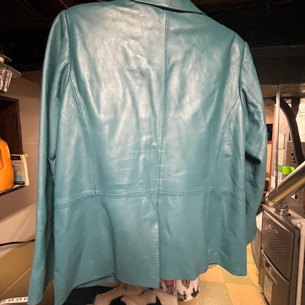 Pendleton Blue Leather Jacket - Picture 4 of 9